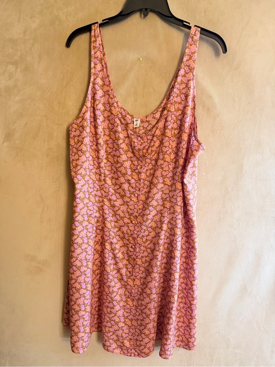 bp Dresses & Skirts - bp Pink Floral Button-Front Slip Dress